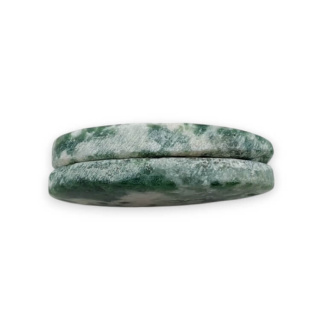 Agat drzewny para kaboszonów z dziurką 25x11 mm nr P719