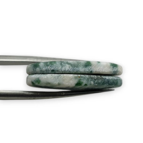 Agat drzewny para kaboszonów z dziurką 25x12 mm nr P721 Agat drzewny para kaboszonów z dziurką 25x12 mm nr P721