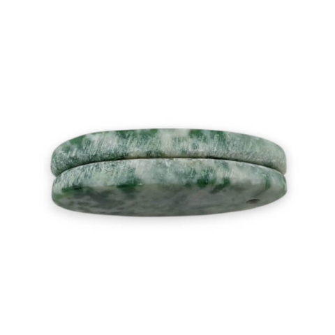 Agat drzewny para kaboszonów z dziurką 25x12 mm nr P723