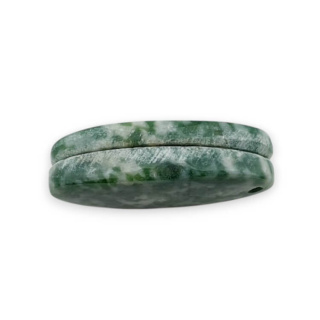 Agat drzewny para kaboszonów z dziurką 25x12 mm nr P729