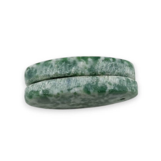 Agat drzewny para kaboszonów z dziurką 27x13 mm nr P734