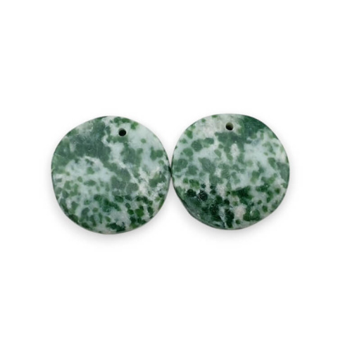 Agat drzewny para kaboszonów z dziurką fi 14 mm nr P710 Agat drzewny para kaboszonów z dziurką fi 14 mm nr P710