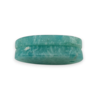 Amazonit para kaboszonów z dziurką 25x12 mm nr P906