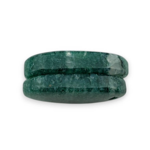 Awenturyn zielony para kaboszonów z dziurką 22x12 mm nr P642 Awenturyn zielony para kaboszonów z dziurką 22x12 mm nr P642