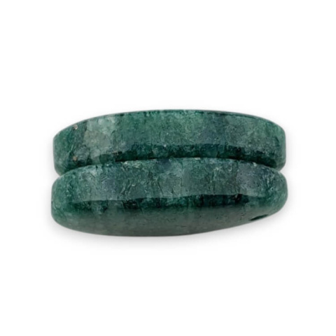 Awenturyn zielony para kaboszonów z dziurką 22x14 mm nr P632 Awenturyn zielony para kaboszonów z dziurką 22x14 mm nr P632