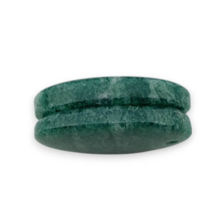 Awenturyn zielony para kaboszonów z dziurką 22x14 mm nr P650