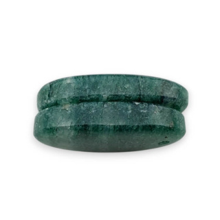 Awenturyn zielony para kaboszonów z dziurką 23x13 mm nr P640