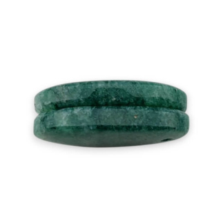 Awenturyn zielony para kaboszonów z dziurką 23x13 mm nr P647