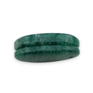 Awenturyn zielony para kaboszonów z dziurką 23x14 mm nr P655