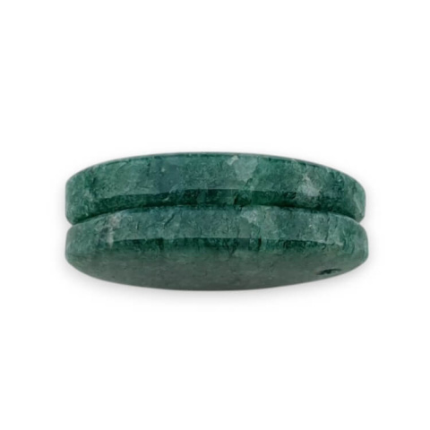 Awenturyn zielony para kaboszonów z dziurką 23x15 mm nr P635 Awenturyn zielony para kaboszonów z dziurką 23x15 mm nr P635