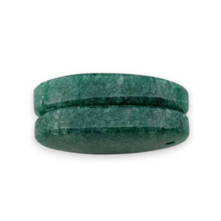 Awenturyn zielony para kaboszonów z dziurką 24x14 mm nr P631
