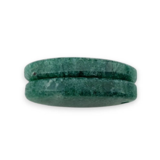 Awenturyn zielony para kaboszonów z dziurką 24x14 mm nr P651