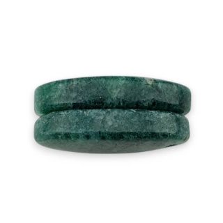 Awenturyn zielony para kaboszonów z dziurką 24x14 mm nr P657