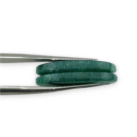 Awenturyn zielony para kaboszonów z dziurką 25x13 mm nr P637 Awenturyn zielony para kaboszonów z dziurką 25x13 mm nr P637