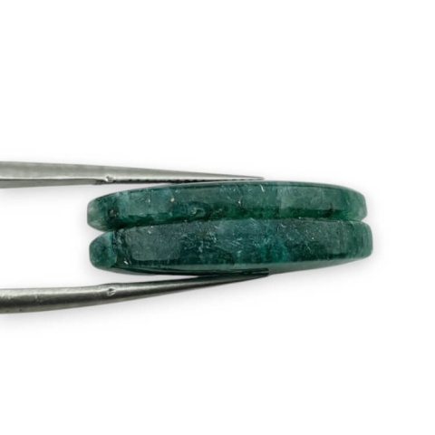 Awenturyn zielony para kaboszonów z dziurką 25x13 mm nr P641 Awenturyn zielony para kaboszonów z dziurką 25x13 mm nr P641