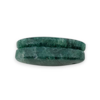 Awenturyn zielony para kaboszonów z dziurką 25x15 mm nr P624