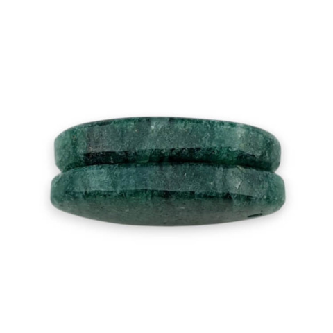 Green aventurine pair of cabochons with hole 25x15 mm no P658 Green aventurine pair of cabochons with hole 25x15 mm no P658