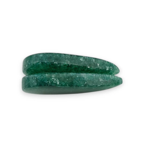 Awenturyn zielony para kaboszonów z dziurką 27x14 mm nr P633 Awenturyn zielony para kaboszonów z dziurką 27x14 mm nr P633