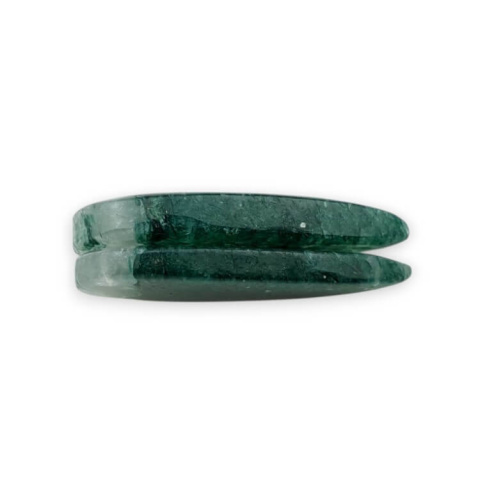 Awenturyn zielony para kaboszonów z dziurką 27x14 mm nr P643 Awenturyn zielony para kaboszonów z dziurką 27x14 mm nr P643