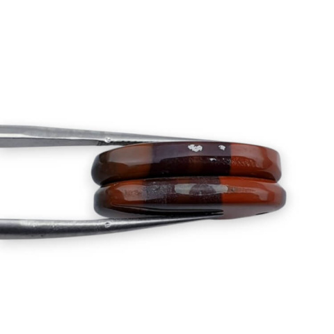 Jaspis czerwony para kaboszonów z dziurką 23x14 mm nr P819 Jaspis czerwony para kaboszonów z dziurką 23x14 mm nr P819