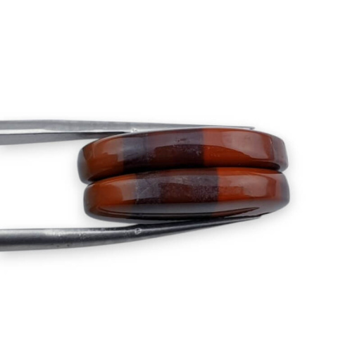 Jaspis czerwony para kaboszonów z dziurką 23x16 mm nr P836 Jaspis czerwony para kaboszonów z dziurką 23x16 mm nr P836