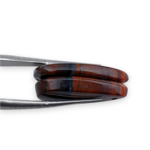 Jaspis czerwony para kaboszonów z dziurką 24x13 mm nr P817 Jaspis czerwony para kaboszonów z dziurką 24x13 mm nr P817