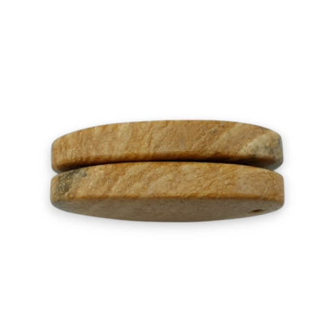 Jaspis krajobrazowy para kaboszonów z dziurką 25x13 mm nr P742 Jaspis krajobrazowy para kaboszonów z dziurką 25x13 mm nr P742