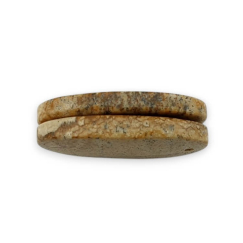 Jaspis krajobrazowy para kaboszonów z dziurką 25x14 mm nr P738 Jaspis krajobrazowy para kaboszonów z dziurką 25x14 mm nr P738
