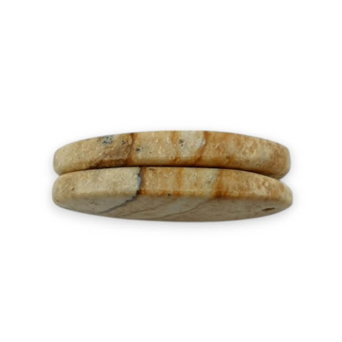 Jaspis krajobrazowy para kaboszonów z dziurką 26x13 mm nr P747 Jaspis krajobrazowy para kaboszonów z dziurką 26x13 mm nr P747