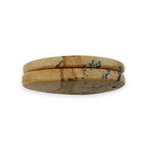 Jaspis krajobrazowy para kaboszonów z dziurką 26x13 mm nr P764 Jaspis krajobrazowy para kaboszonów z dziurką 26x13 mm nr P764