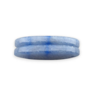 Kwarc niebieski para kaboszonów z dziurką 27x13 mm nr P680