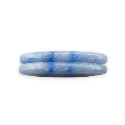 Kwarc niebieski para kaboszonów z dziurką 28x12 mm nr P661 Kwarc niebieski para kaboszonów z dziurką 28x12 mm nr P661
