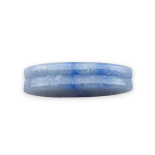 Kwarc niebieski para kaboszonów z dziurką 28x14 mm nr P669