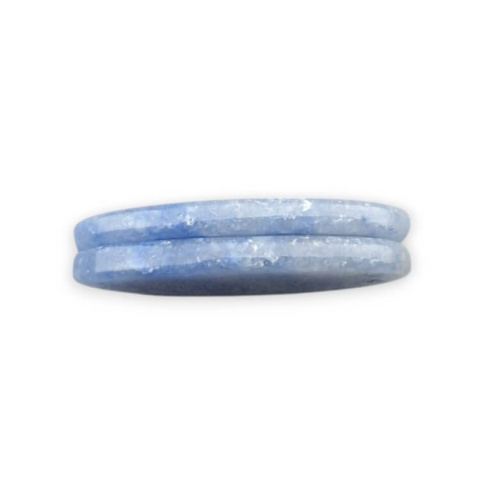 Kwarc niebieski para kaboszonów z dziurką 30x14 mm nr P660 Kwarc niebieski para kaboszonów z dziurką 30x14 mm nr P660