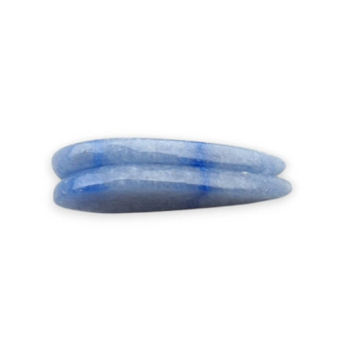 Kwarc niebieski para kaboszonów z dziurką 30x15 mm nr P694 Kwarc niebieski para kaboszonów z dziurką 30x15 mm nr P694