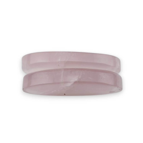 Kwarc różowy para kaboszonów z dziurką 28x16 mm nr P794 Kwarc różowy para kaboszonów z dziurką 28x16 mm nr P794