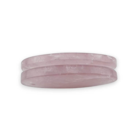 Kwarc różowy para kaboszonów z dziurką 31x17 mm nr P811 Kwarc różowy para kaboszonów z dziurką 31x17 mm nr P811