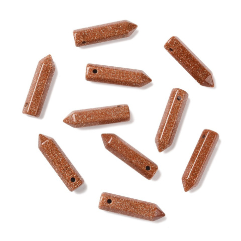 Piasek pustyni sopel fasetowany z dziurką 30-33 mm 1 szt. Piasek pustyni sopel fasetowany z dziurką 30-33 mm 1 szt.