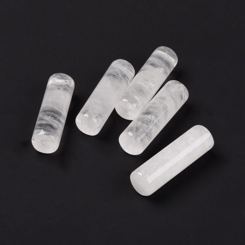 Kwarc walec z dziurką 35x10 mm 1 szt. Kwarc walec z dziurką 35x10 mm 1 szt.