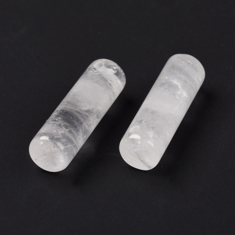 Kwarc walec z dziurką 35x10 mm 1 szt. Kwarc walec z dziurką 35x10 mm 1 szt.