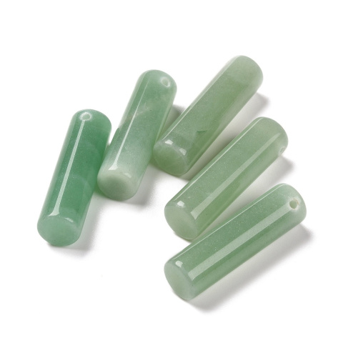 Awenturyn zielony walec z dziurką 35x10 mm 1 szt. Awenturyn zielony walec z dziurką 35x10 mm 1 szt.