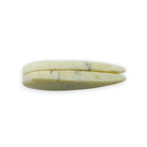 Serpentynit para kaboszonów z dziurką 27x11 mm nr P865 Serpentynit para kaboszonów z dziurką 27x11 mm nr P865