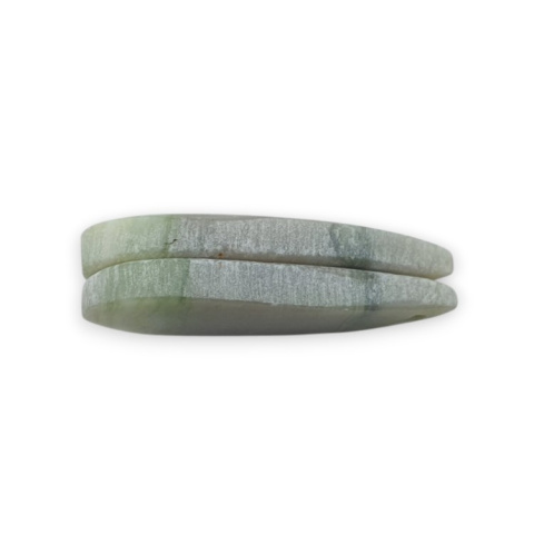Serpentynit para kaboszonów z dziurką 27x12 mm nr P892 Serpentynit para kaboszonów z dziurką 27x12 mm nr P892