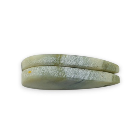 Serpentynit para kaboszonów z dziurką 27x13 mm nr P898 Serpentynit para kaboszonów z dziurką 27x13 mm nr P898