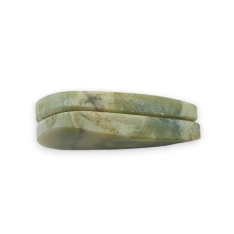 Serpentynit para kaboszonów z dziurką 28x13 mm nr P900 Serpentynit para kaboszonów z dziurką 28x13 mm nr P900