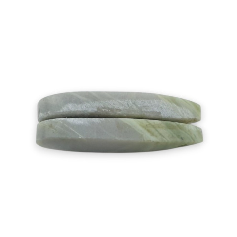 Serpentynit para kaboszonów z dziurką 32x12 mm nr P867 Serpentynit para kaboszonów z dziurką 32x12 mm nr P867