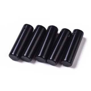 Obsydian walec z dziurką 35x10 mm 1 szt.