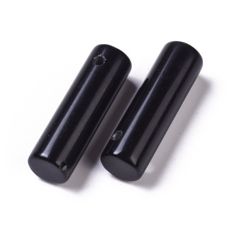 Obsydian walec z dziurką 35x10 mm 1 szt.