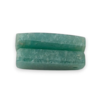 Amazonit para kaboszonów z dziurką 19x12 mm nr P935