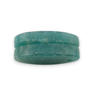 Amazonit para kaboszonów z dziurką 21x11 mm nr P918